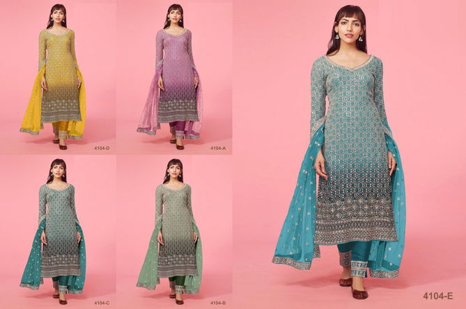 4104 Master Designer Salwar Suits Catalog